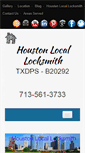 Mobile Screenshot of houstonlocallocksmith.com